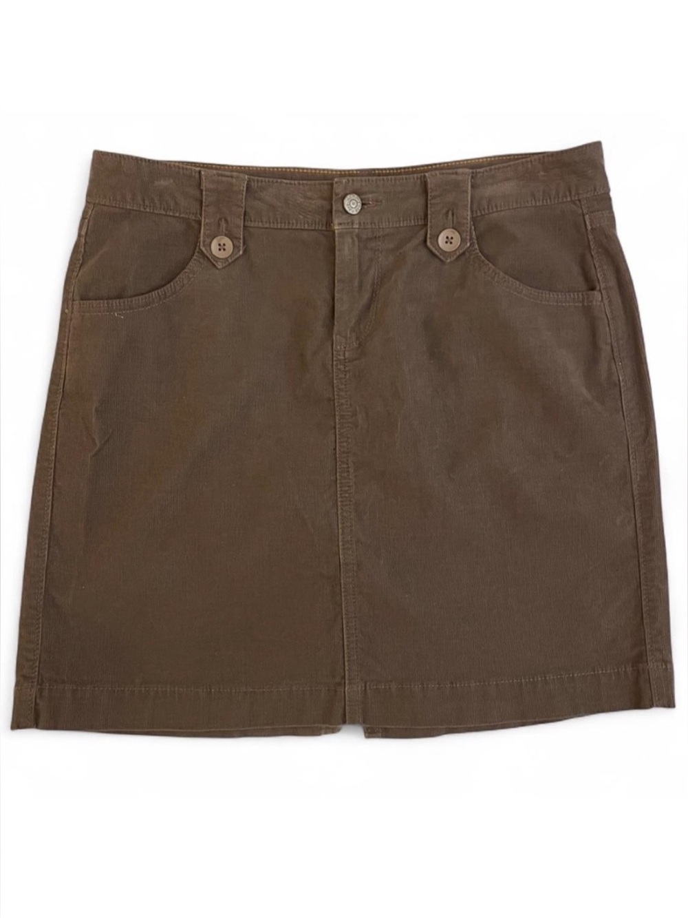 Old Navy Grey Corduroy Mini Skirt